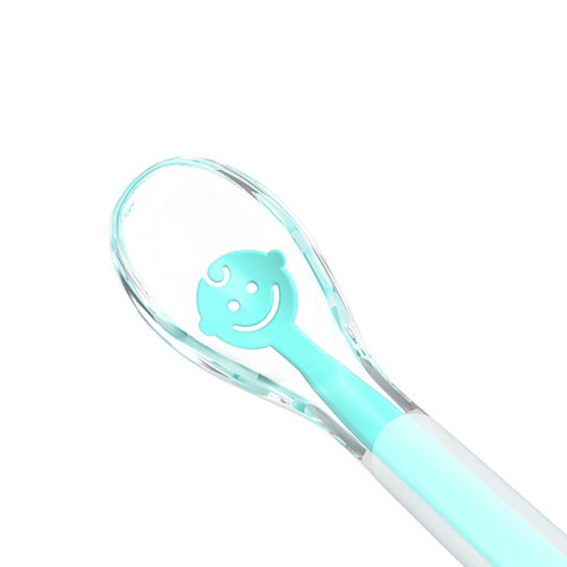 BabyOno: Κουτάλι μαλακό σιλικόνης "Baby's smile" - Mint