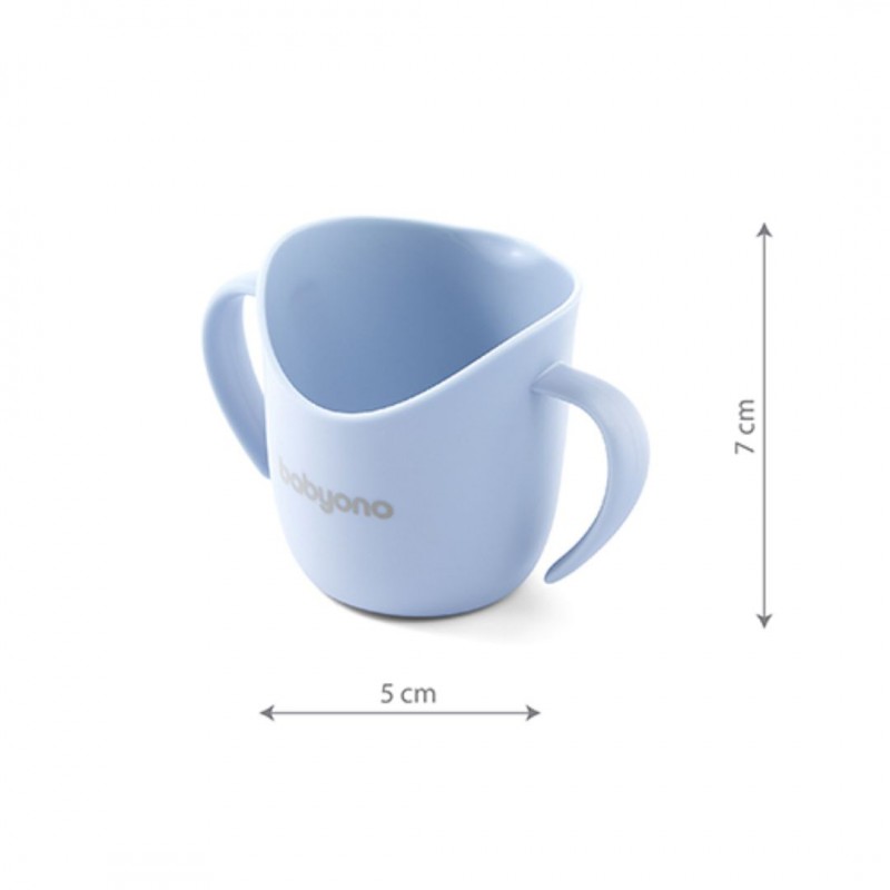 BabyOno: Εργονομικό ποτήρι εκμάθησης 120ml New Blue