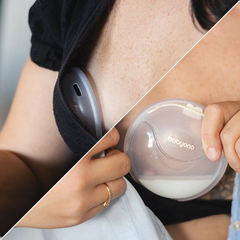 BabyOno: Συλλέκτες Μητρικού Γάλακτος από Σιλικόνη (2 τεμ.) με Θήκη