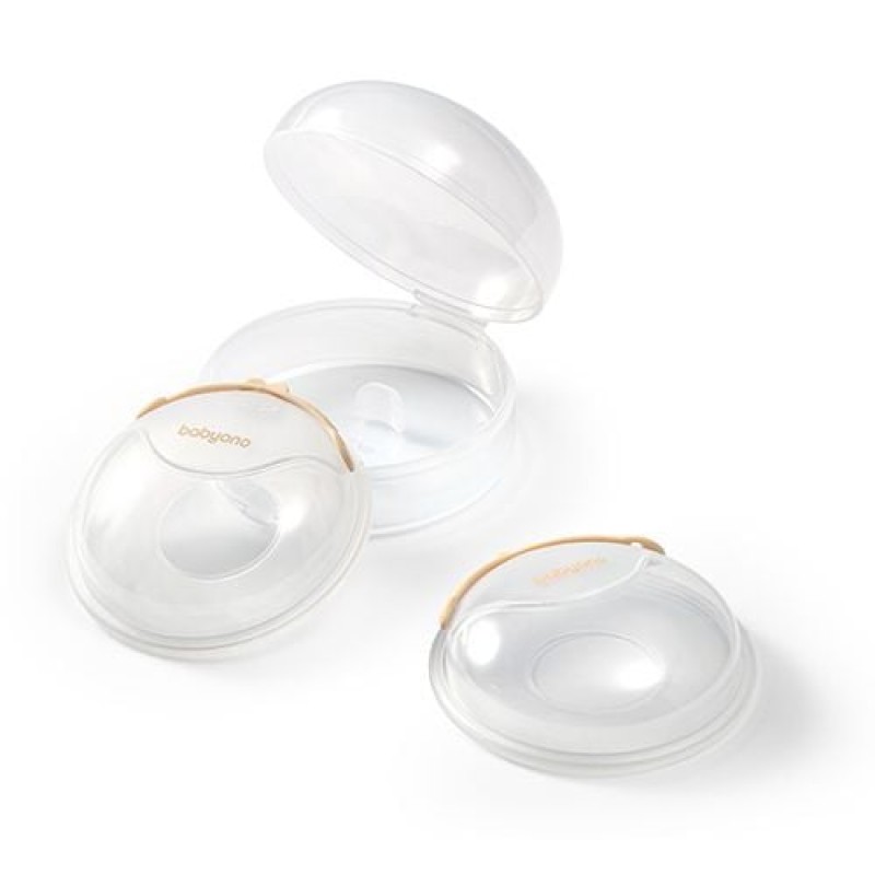 BabyOno: Συλλέκτες Μητρικού Γάλακτος από Σιλικόνη (2 τεμ.) με Θήκη
