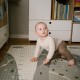 Babyono: Αναδιπλούμενο αφρώδες παζλ δαπέδου διπλής όψεως 150 x 200 εκατ