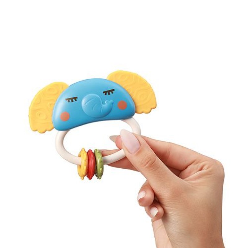 BabyOno: Κουδουνίστρα με μασητικό - Ελεφαντάκι