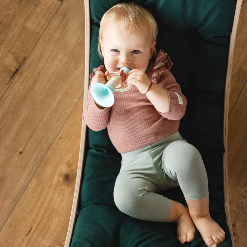 BabyOno: Πολύχρωμη κουδουνίστρα- Τρομπέτα