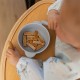 BabyOno: Μπολ σιλικόνης με λαβές, καπάκι & βάση με βεντούζα - Μπλε