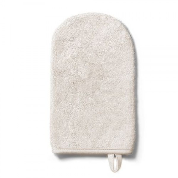 BabyOno: Γάντι πλυσίματος για το μπάνιο του μωρού από μπαμπού- Μπεζ 12x22 cm