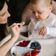 BabyOno: Κουταλάκια εκμάθησης από σιλικόνη με εργονομική λαβή (2 τεμάχια)