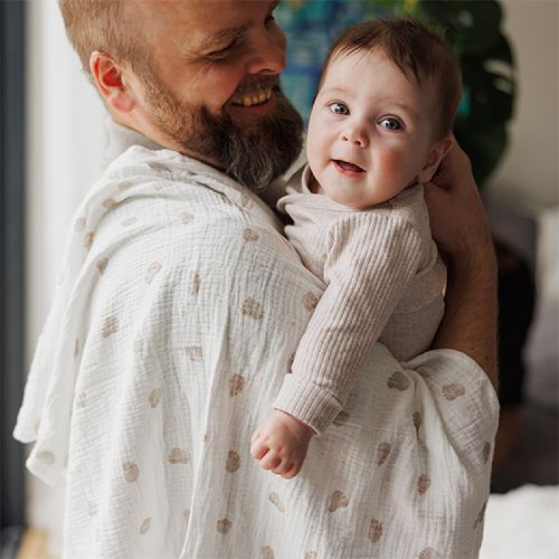 BabyOno: Βαμβακερές πάνες αγκαλιάς - μουσελίνες 70x70 cm (Σετ 3 τμχ)