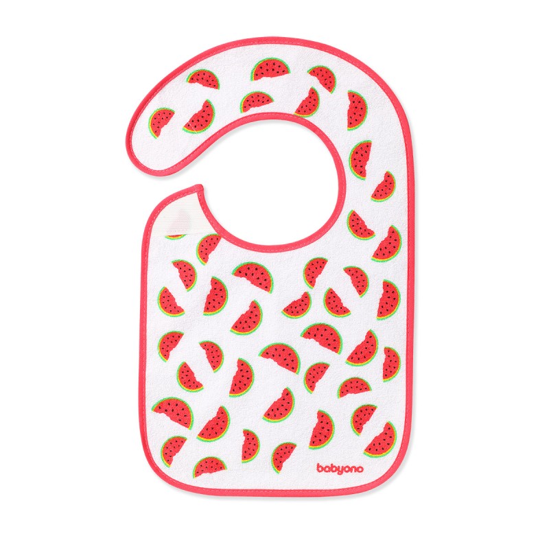 BabyOno: Σαλιάρα Βαμβακερή - Αδιάβροχη 6m+ -Ανακαλύπτω τις γεύσεις