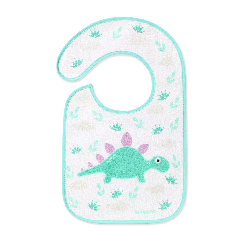 BabyOno: Σαλιάρα Βαμβακερή - Αδιάβροχη 6m+ -Ανακαλύπτω τις γεύσεις