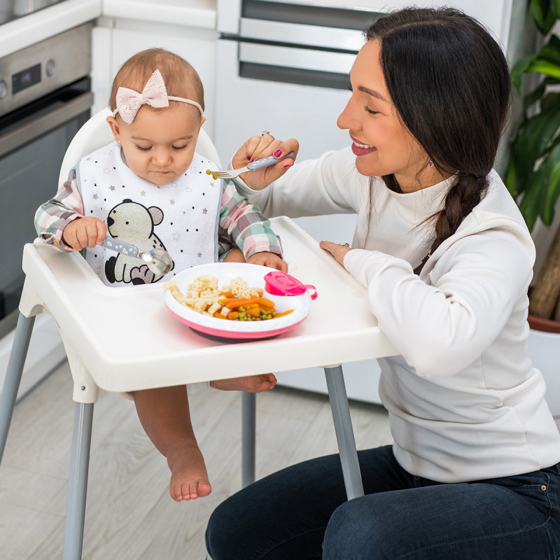 BabyOno: Σαλιάρα Βαμβακερή - Αδιάβροχη 9m+ -Σχεδόν τρώω μόνο μου!