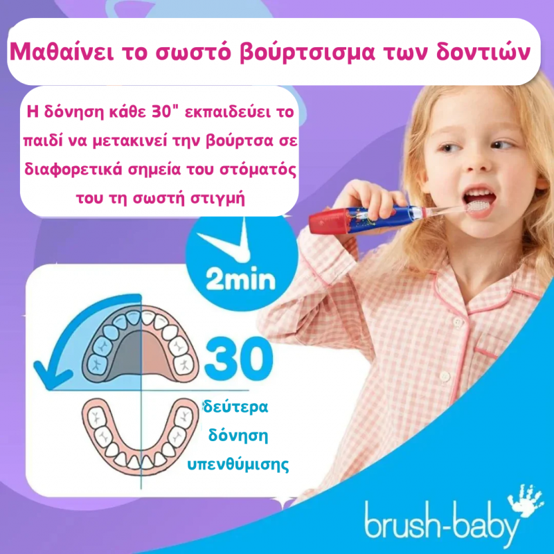 Brush-Baby:  Ηλεκτρική Οδοντόβουρτσα  Rocket KidzSonic®  3 -6 ετών