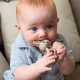 Brush-Baby:  Μασητικό ιδανικό για την ανακούφιση της οδοντοφυΐας  0-3 ετών-Bobbie Bunny Cappucino