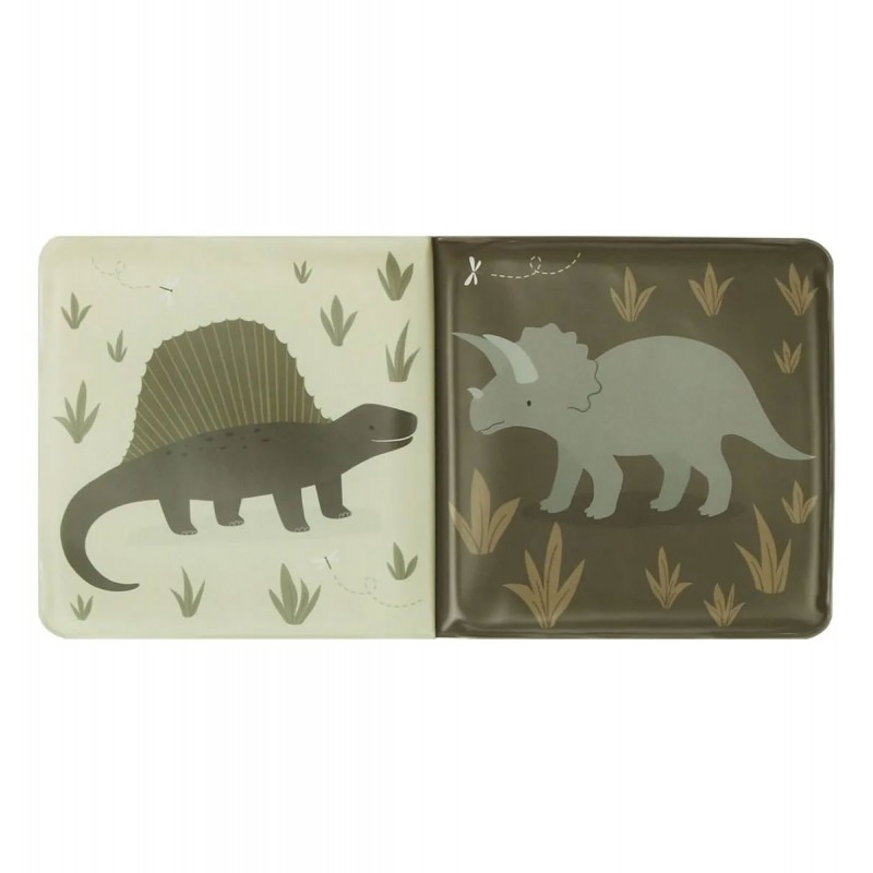 A Little Lovely Company Βιβλιαράκι Μπάνιου Dinosaur Friends