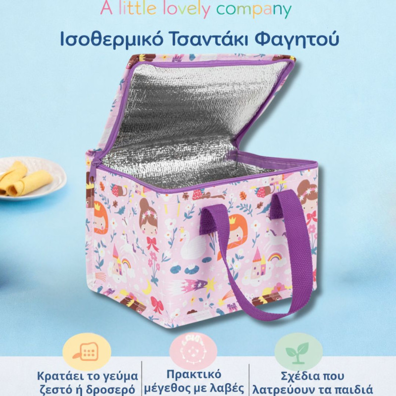 A little lovely company: Ισοθερμικό τσαντάκι φαγητού - Princesses