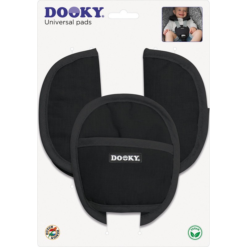 Dooky Μαξιλαράκια ζώνης Black