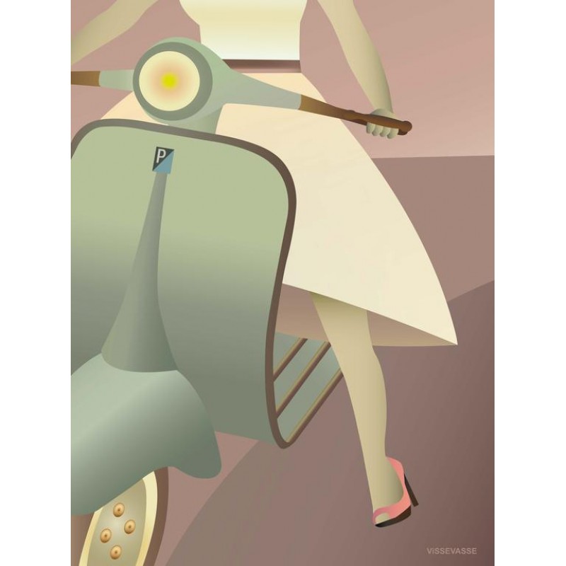 ViSSEVASSE Poster "Vespa" 50x70