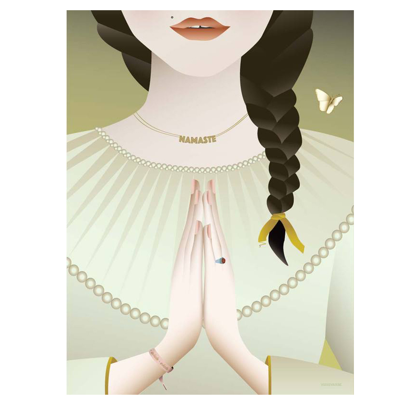 ViSSEVASSE Poster "NAMASTE'' 30x40