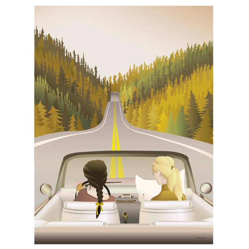 ViSSEVASSE Poster "Road trip" 30x40