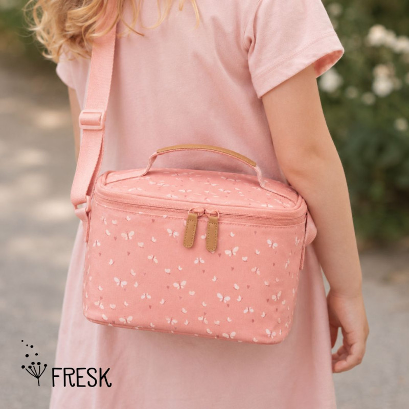 Fresk: Ισοθερμική τσάντα φαγητού μεγάλη 15x23x18cm από ανακυκλωμένα μπουκάλια PET - Butterfly