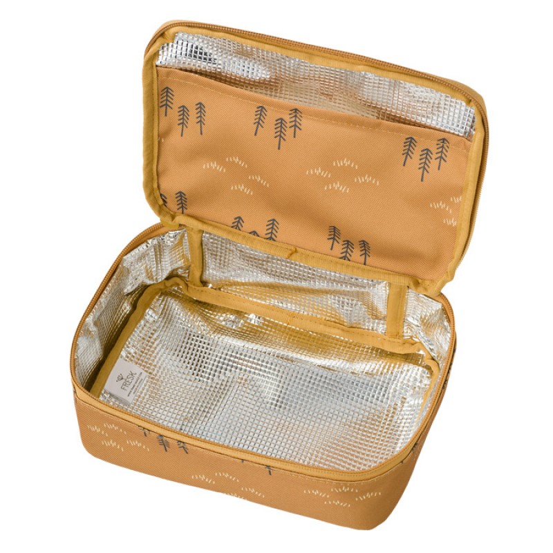 Fresk: Ισοθερμική τσάντα φαγητού 24x15cm απο ανακυκλωμένα μπουκάλια PET - Woods Spruce Yellow