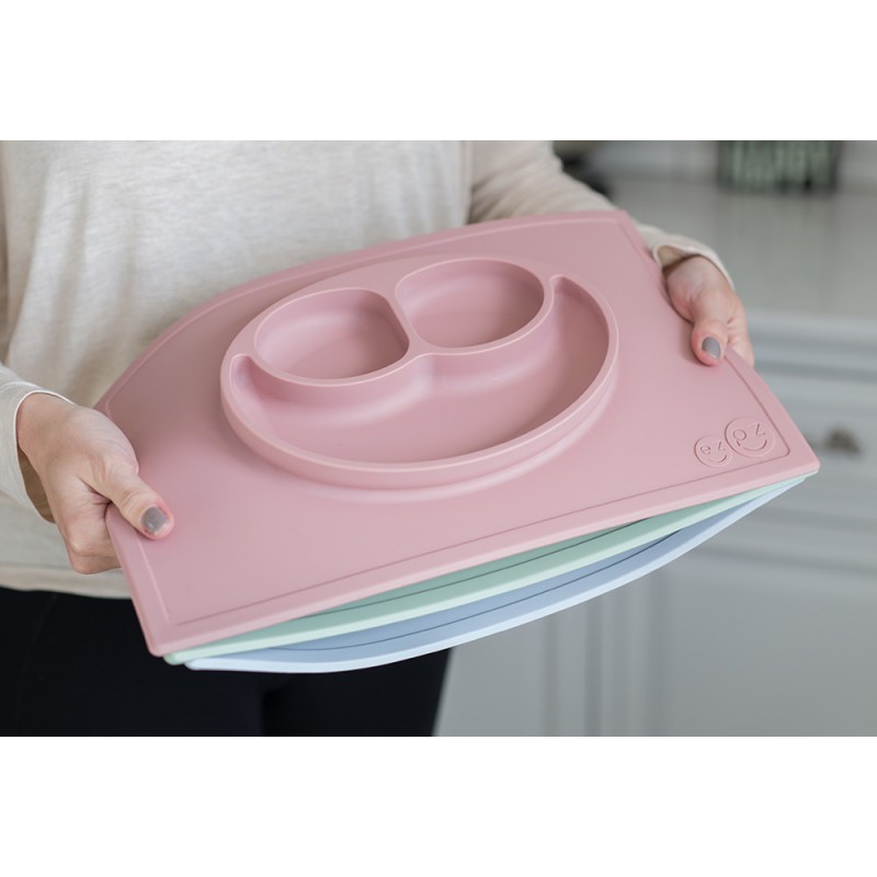 Ezpz: Εκπαιδευτικό πιάτο 24+ μηνών Happy Mat - Sage