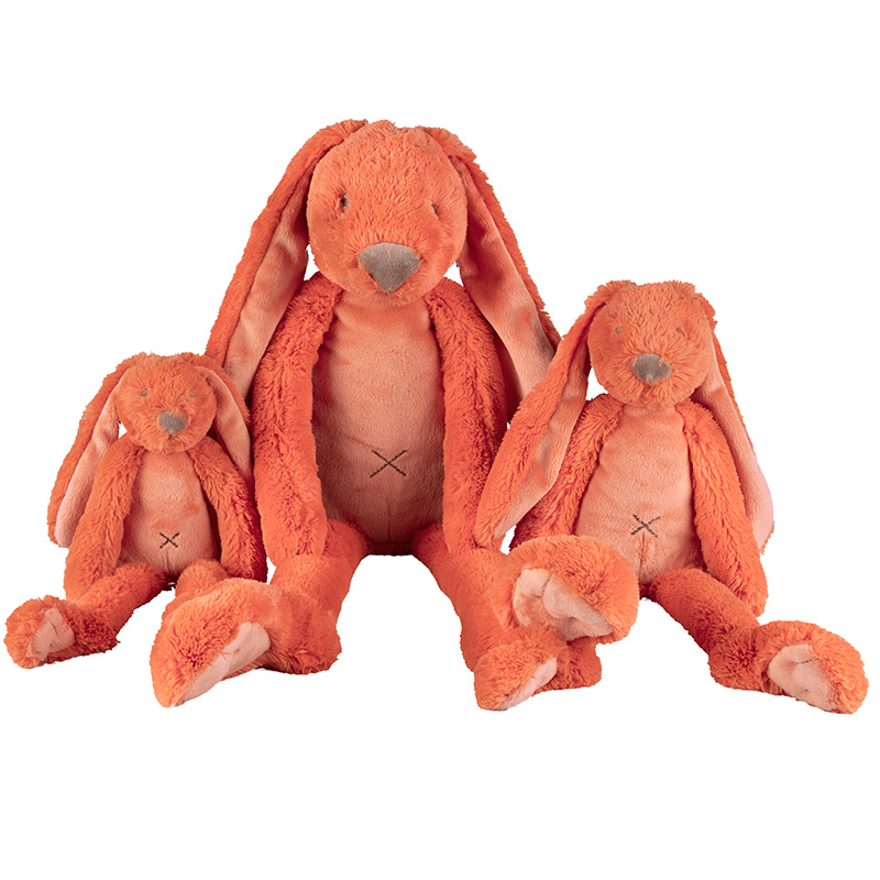 Happy horse Λούτρινο μουσικό κουνέλι - Orange 34 εκατ