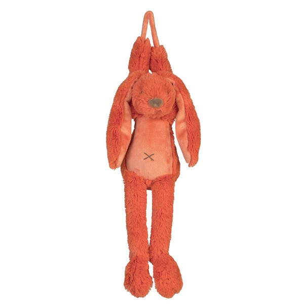 Happy horse Λούτρινο μουσικό κουνέλι - Orange 34 εκατ
