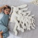 Happy horse Λούτρινο κουνέλι με λευκούς ήχους & φωτάκι νυκτός - Ivory