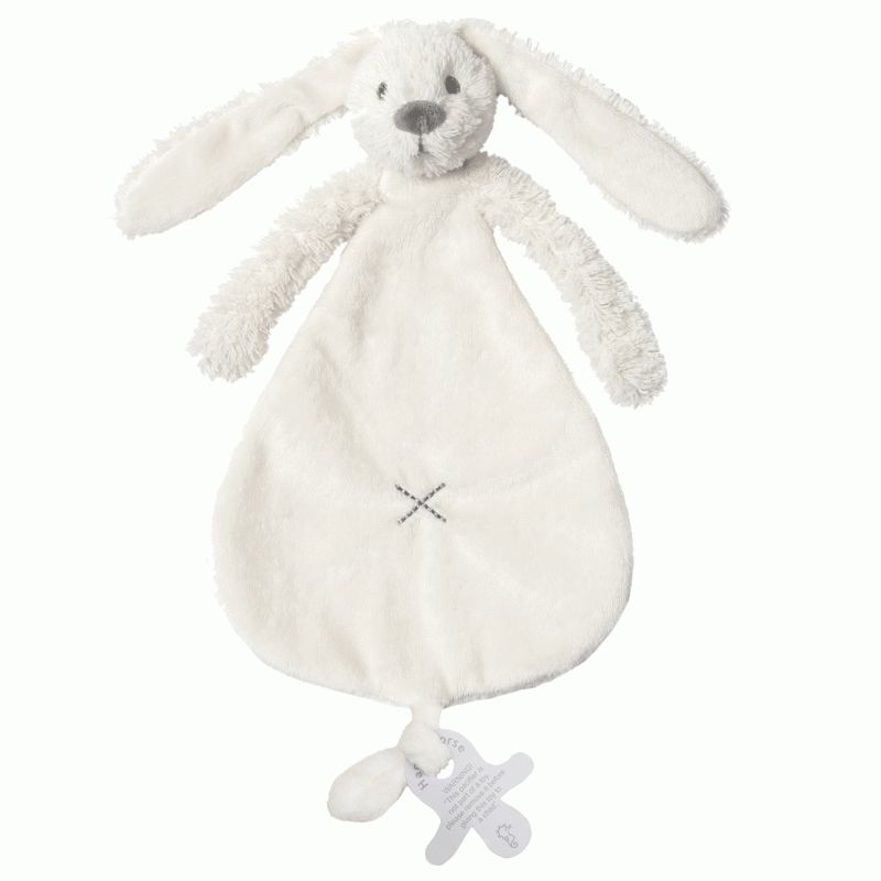 Happy horse  Πανάκι παρηγοριάς κουνέλι 25εκ. με θέση για πιπίλα - Ivory