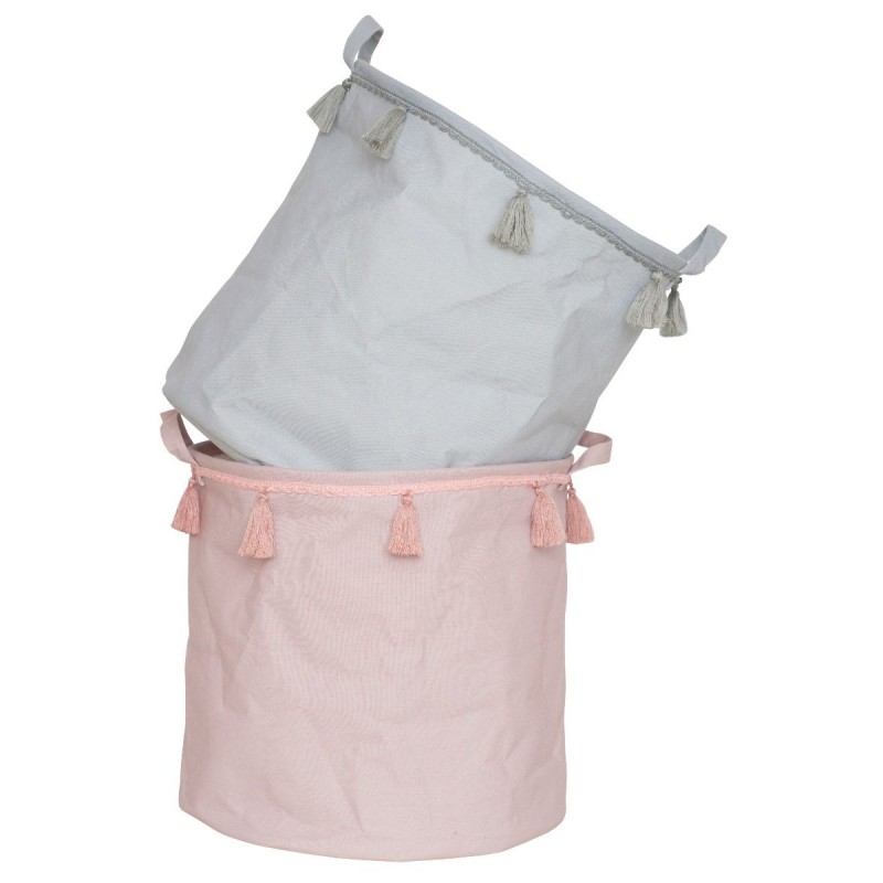 Jabadabado: Υφασμάτινο καλάθι αποθήκευσης Γκρι