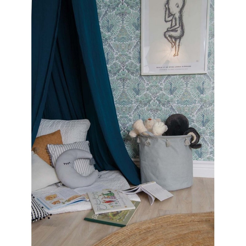 Jabadabado: Υφασμάτινο καλάθι αποθήκευσης Γκρι