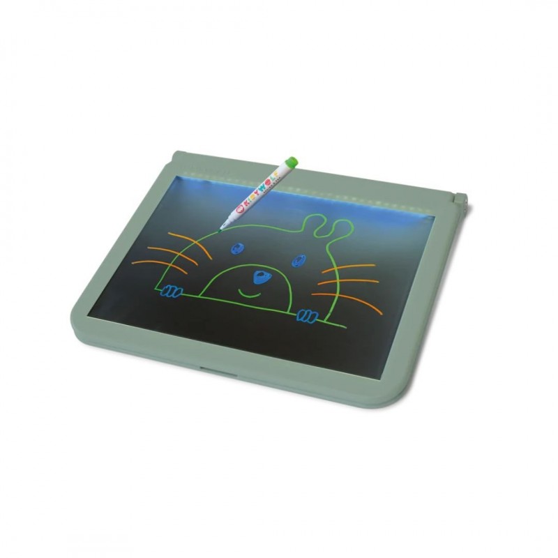 KIDYWOLF: Μαρκαδόροι με 4 χρώματα νέον για το Tablet ζωγραφικής 2 όψεων (μπλε, κόκκινο, μωβ, κίτρινο)