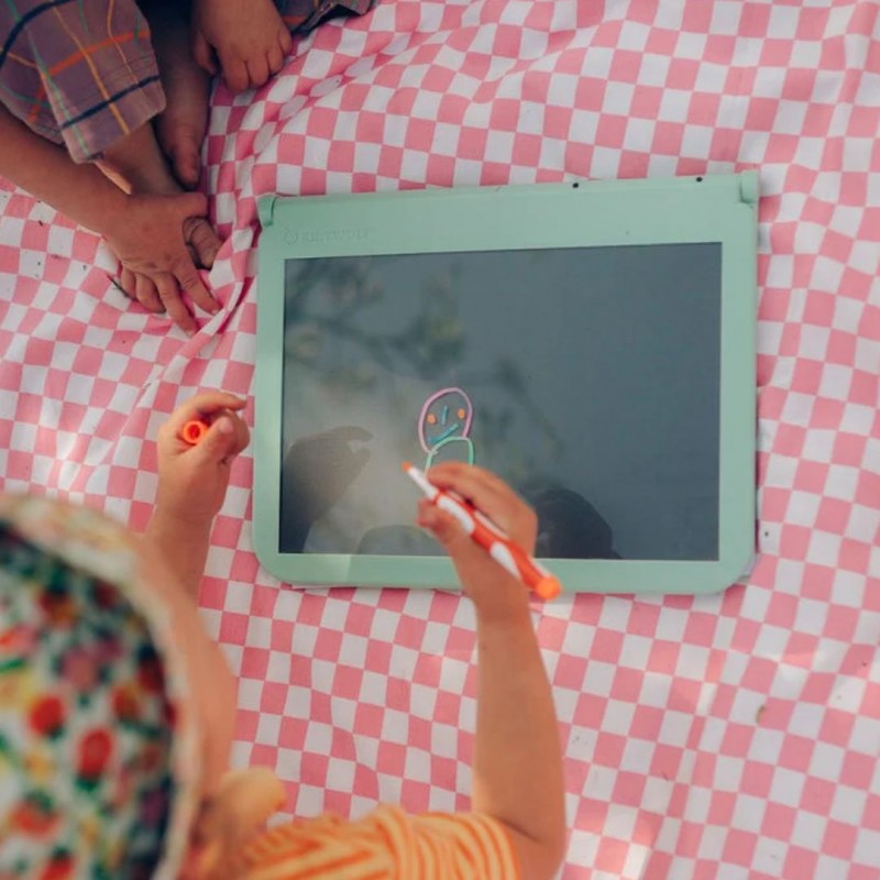 KIDYWOLF: Μαρκαδόροι με 4 χρώματα νέον για το Tablet ζωγραφικής 2 όψεων (ροζ, γαλάζιο, πορτοκαλί, πράσινο)