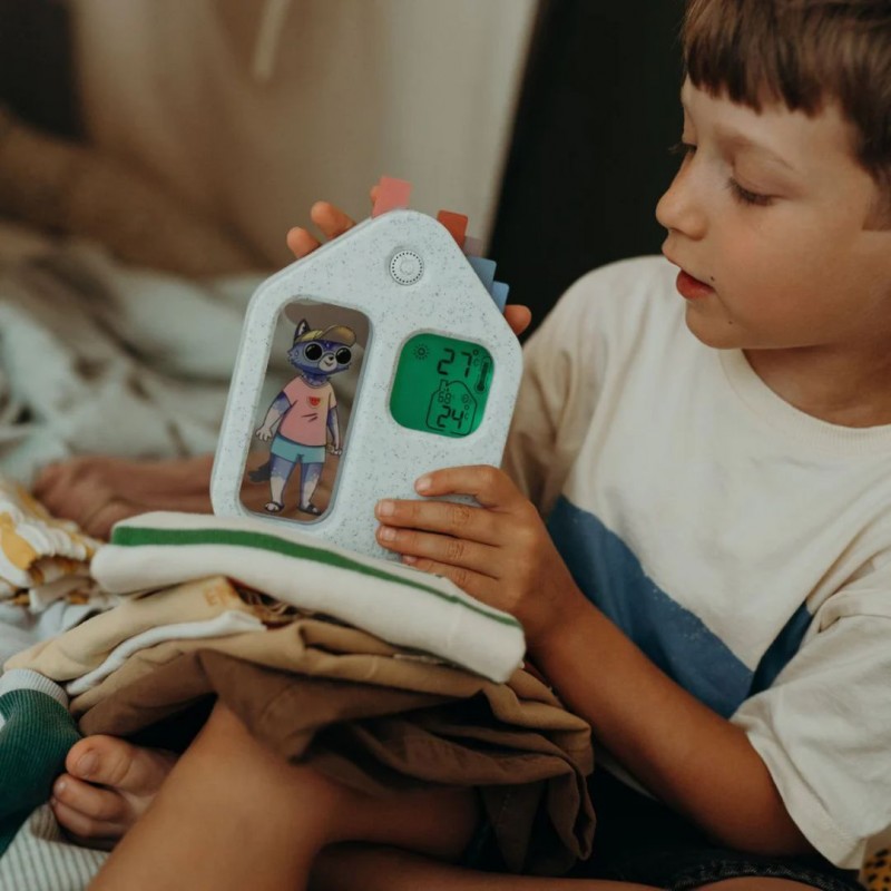 KIDYWOLF: Παιδικός Μετεωρολογικός Σταθμός με Κάρτες Ένδυσης & Αισθητήρα