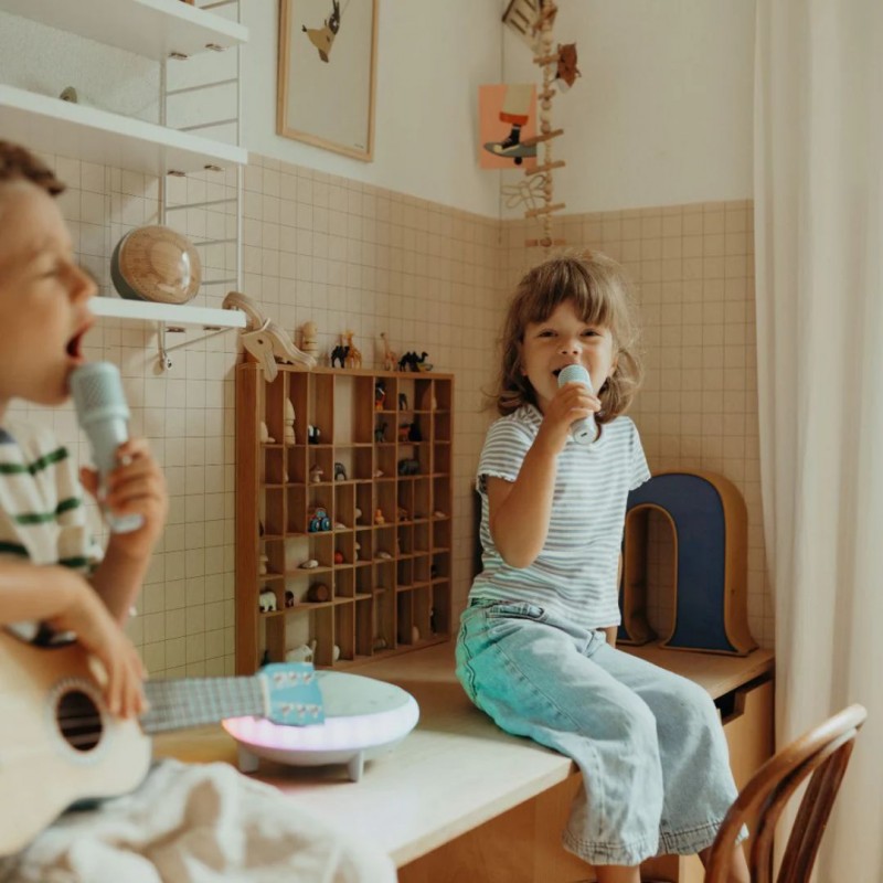 KIDYWOLF: Σετ karaoke με ηχείο και 2 μικρόφωνα - Επαναφορτιζόμενο