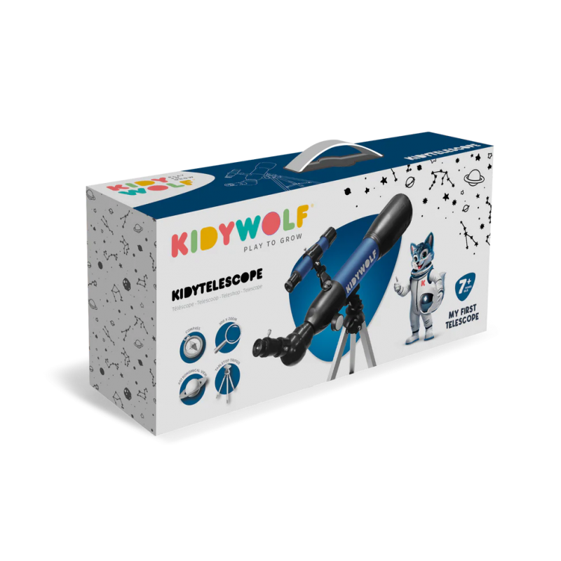 KIDYWOLF: Παιδικό φορητό τηλεσκόπιο με τρίποδο KIDYWOLF: Παιδικό φορητό τηλεσκόπιο με τρίποδο