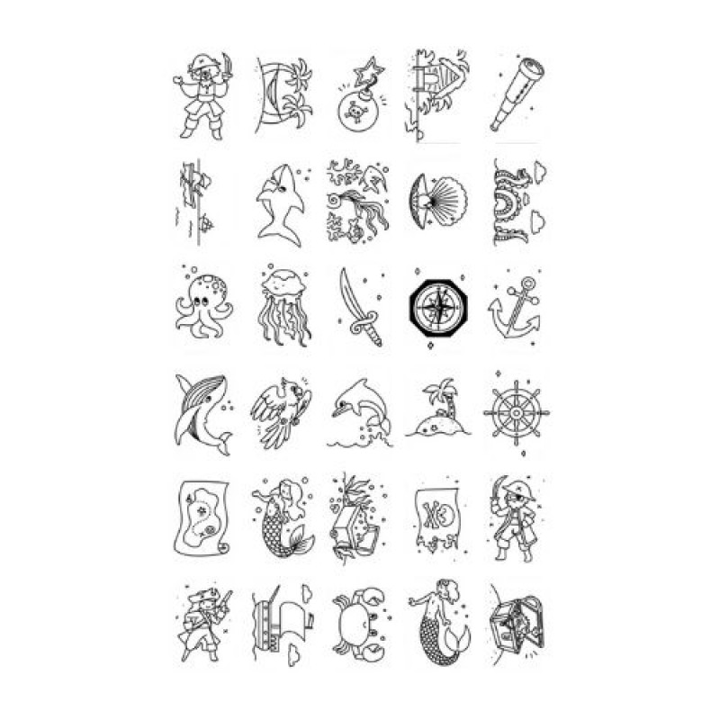 KIDYWOLF: 60 κάρτες για τα Mini Tablet ζωγραφικής με θέμα "Animals Around the World" & "Oceans and Pirates"