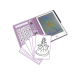 KIDYWOLF: Tablet ζωγραφικής με οθόνη LCD (30 κάρτες)- Princess KIDYWOLF: Tablet ζωγραφικής με οθόνη LCD (30 κάρτες)- Princess
