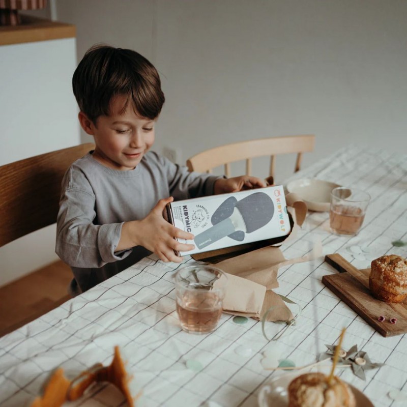 KIDYWOLF: Μικρόφωνο Karaoke επαναφορτιζόμενο με φως & bluetooth- Επιλέξτε χρώμα