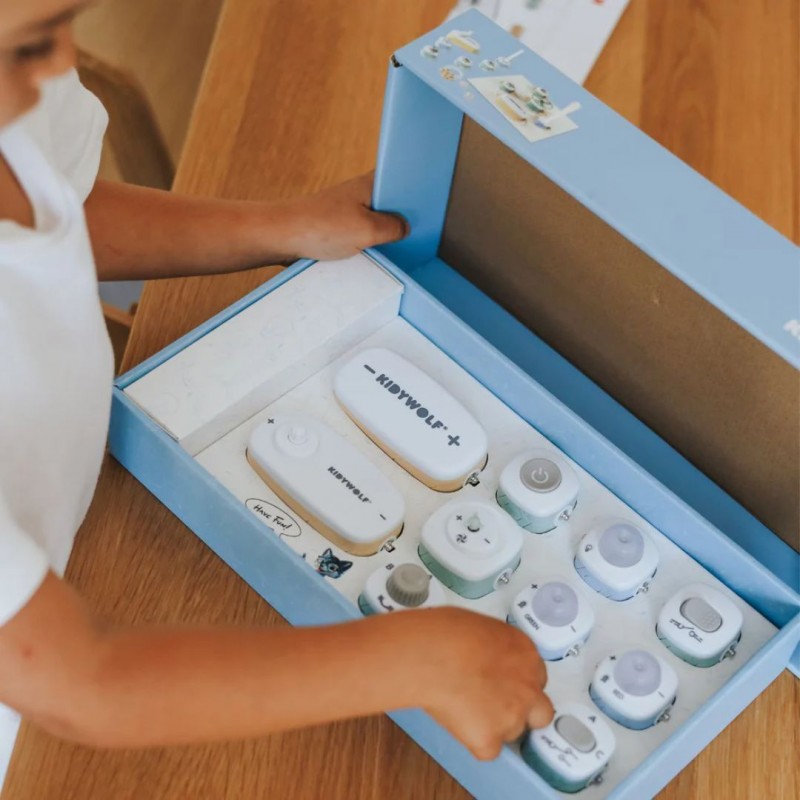 KIDYWOLF: Εκπαιδευτικό κιτ ηλεκτρικών κυκλωμάτων για παιδιά 6+ ετών