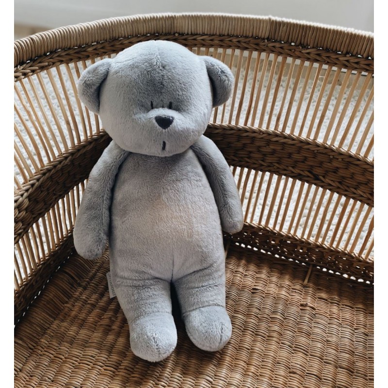 MOONIE 2.0: Επαναφορτιζόμενο βοήθημα ύπνου με ηχογράφηση & αισθητήρα κλάματος Silver Bear