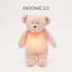 MOONIE 2.0: Επαναφορτιζόμενο βοήθημα ύπνου με ηχογράφηση & αισθητήρα κλάματος – Οργανικό βαμβάκι Rose