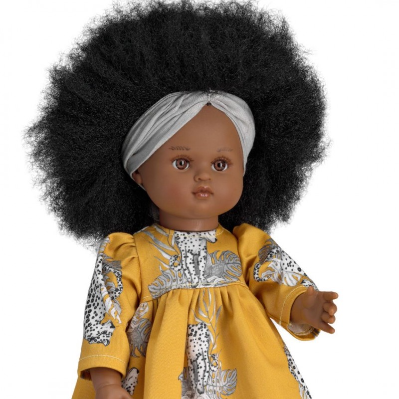 Magic baby: Κούκλα Nani Afro με φόρεμα