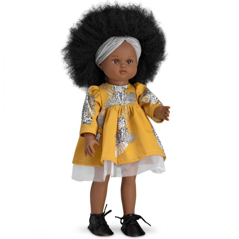 Magic baby: Κούκλα Nani Afro με φόρεμα