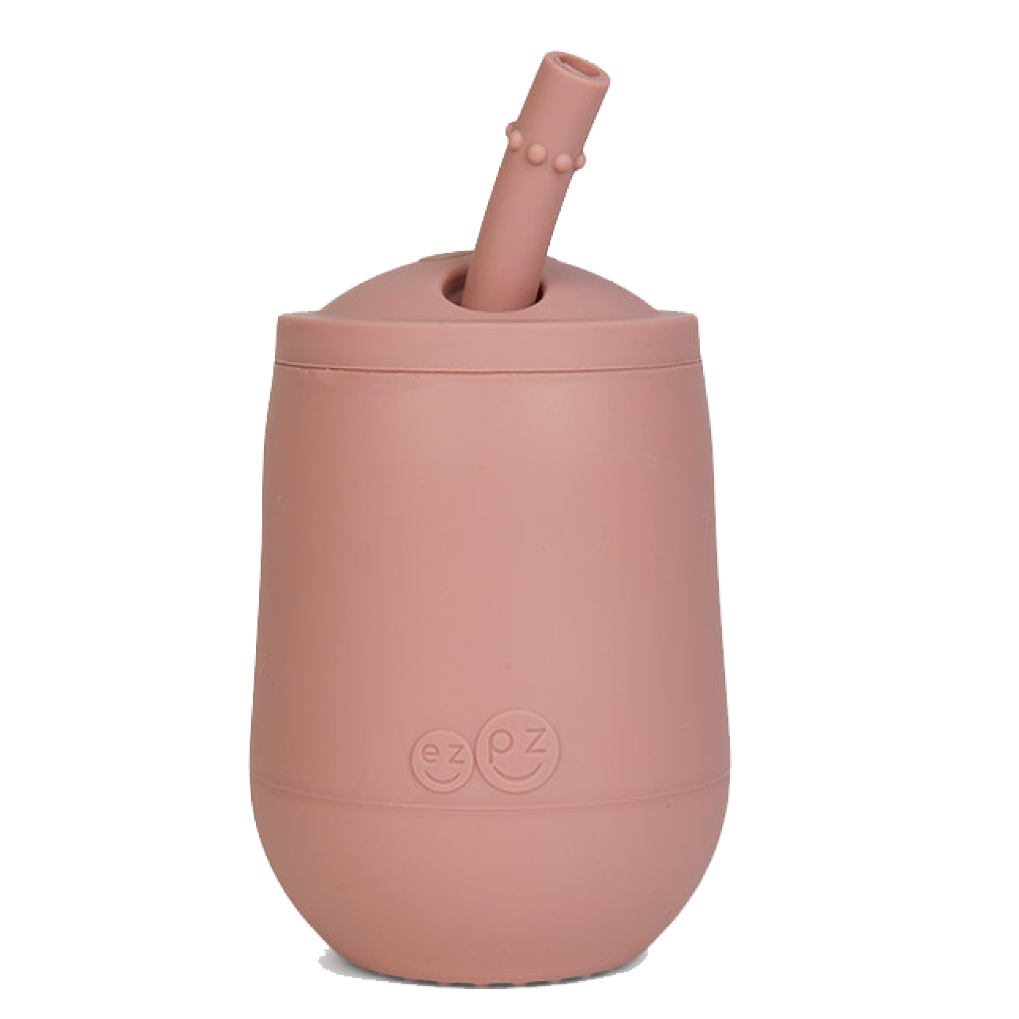 Ezpz Εκπαιδευτικό ποτήρι Mini Cup + καλαμάκι Blush