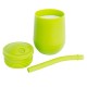 Ezpz Εκπαιδευτικό ποτήρι Mini Cup + καλαμάκι Lime