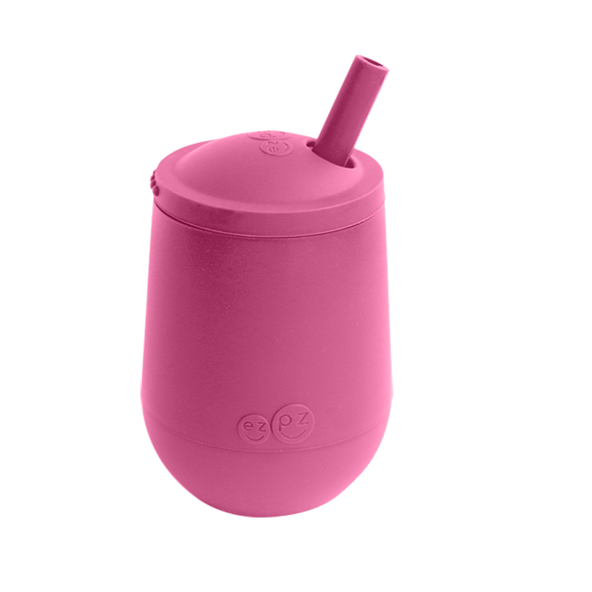 Ezpz Εκπαιδευτικό ποτήρι Mini Cup + καλαμάκι Pink