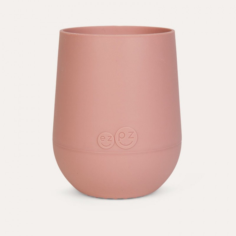 Ezpz Εκπαιδευτικό ποτήρι Mini Cup + καλαμάκι Pink