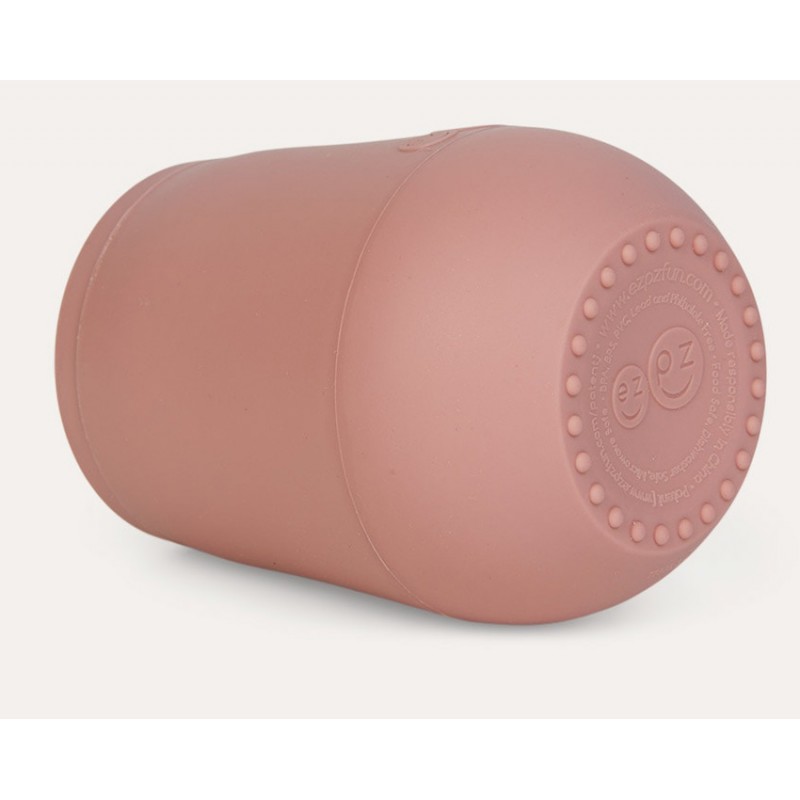 Ezpz Εκπαιδευτικό ποτήρι Mini Cup + καλαμάκι Pink