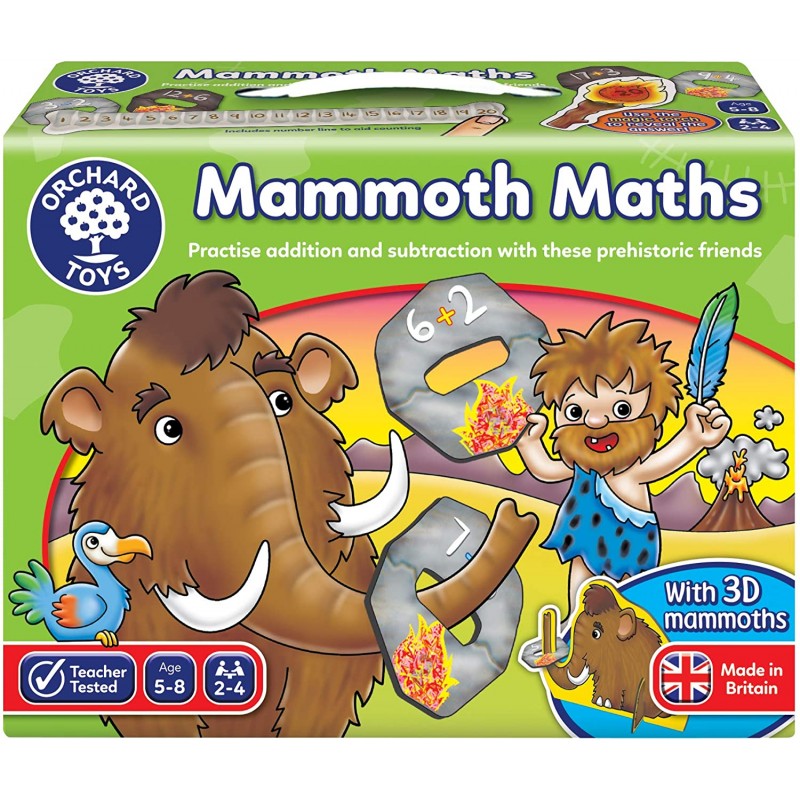 Orchard Toys Μαθηματικά για Μαμούθ (Mammoth Maths) Ηλικία 5-8 ετών